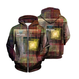 เสื้อมีฮู้ดพิมพ์ลาย3D ผ้าโพลีเอสเตอร์แบบระเหิดสำหรับทุกเพศฤดูหนาว - Product Image 1