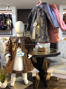 Fancy New Leather Coat with Frock Special Fancy Leather Coat with Party Wear Frock - Product Image 5