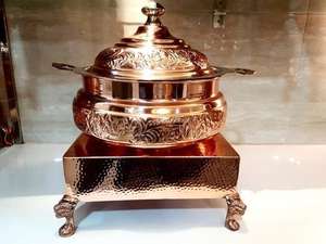 Mughal Mahal-plato de Chafing internacional de acero inoxidable, plato de buffet extraíble con estufa de alta calidad - Product Image 2