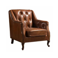 Großhandel Blauer Ozean Moderner Professioneller Amerikanischer Stil 1-Sitzer Holz PU-Leder Verstellbarer Massage-Schaukelstuhl Schlafsofa