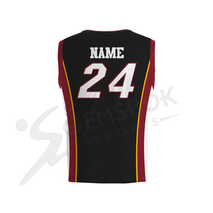 ชุดบาสเก็ตบอลสำหรับผู้ชาย,ชุดยูนิฟอร์มบาสเกตบอลที่ระเหิดแล้วพิมพ์แบบกำหนดเองได้ - Product Image 4