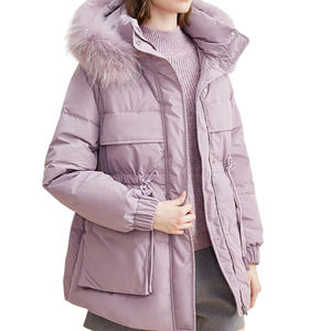 Vestes en fourrure pour femmes, blouson chaud d'hiver de haute qualité, doudoune à bulles dans le dos, fourrure durable, grande taille, - Product Image 3