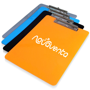 คลิปบอร์ดสแตนเลส SG-B241 แข็งแรง ทนทาน พิมพ์ลายพลาสติก ปรับแต่งได้ พร้อมตะขอเกี่ยวขนาดเล็กแบบยืดหดได้ 225x310 มม. - Product Image 1