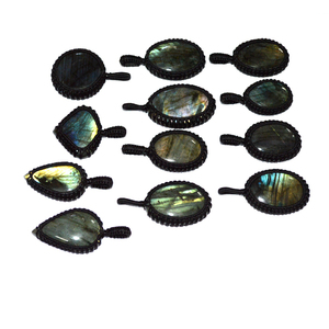 จี้ Labrodrite Mix Cab Wrap ที่ดีที่สุด: จี้ Labrodrite Mix Cab สำหรับขาย - Product Image 1