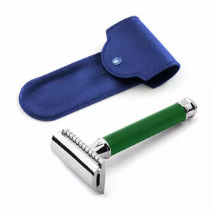 Rasoir de sécurité de luxe DE avec lame unique réutilisable – Rasoir manuel double tranchant écologique et réglable pour le rasage et l'entretien personnel - Product Image 2