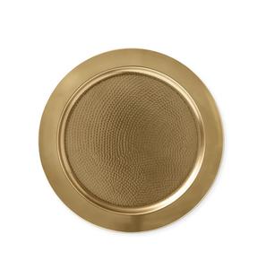 Mejor Hotel Restaurante Suministro Placa de cargador de metal Fabricante al por mayor Diseño Mesa Placa de cargador de metal Venta al por mayor Exportación - Product Image 6