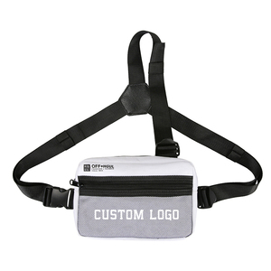 Chaleco cruzado grande personalizado para hombre y mujer, bolsa de pecho para deportes al aire libre, a la moda, Unisex, venta al por mayor - Product Image 4