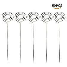 Tarjetero metálico de alambre para boda y fiestas, soporte para fotos, diseño único, precio más bajo - Product Image 2