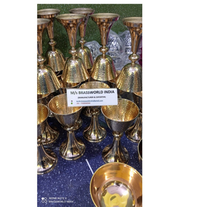 ถ้วยชาทำจากทองเหลืองแท้ๆจาก brassworld India - Product Image 1