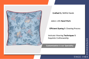 Highest Selling Factory Outlets Modern Floral Design 100% Cotton <b>Square</b> <b>Cushions</b> and Throw Pillows Eco-friendly at Low Price - Product Image 3