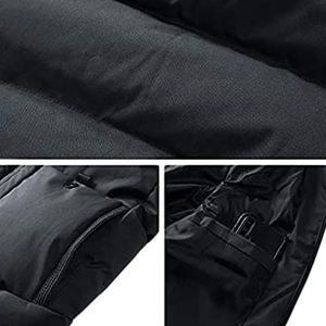 ขายส่งหลายสียืนคอเสื้อผู้ชายที่มีน้ำหนักเบาเบาะลงเสื้อกั๊กสำหรับฤดูหนาว - Product Image 4