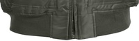 Blouson Bomber d'Hiver en Nylon Imperméable Grande Taille avec Fermeture Éclair pour Hommes – Vente en Gros, Logo Personnalisé, Couleur Unie, Coupe-Vent, Respirant, OEM