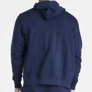 2022 personalizado impreso peso pesado 100% algodón pulóver Sudadera con capucha para hombres Logotipo de gran tamaño a prueba de viento forrado gimnasio deporte a prueba de viento hombres - Product Image 2