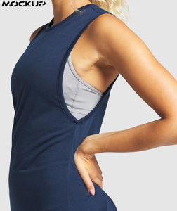 Vente chaude femmes débardeur chemise sans manches Yoga gilet Sport femmes athlétique Fitness Sport débardeurs Gym course entraînement - Product Image 5