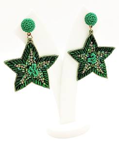 2022 pendientes de aro de plata étnicos bohemios personalizados de moda hechos a mano doble círculo Arco Iris colorido Lafite rafia para compromiso - Product Image 4