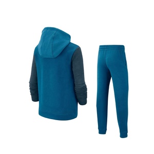 Prix de gros PIHA SPORTS Ensemble de survêtement 2-en-1 en molleton de coton pour hommes adultes, style mode, avec sweat à capuche et pantalon de jogging - Product Image 2