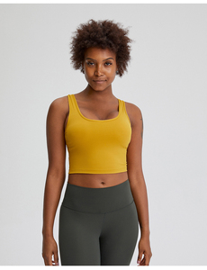 Manufacturer New Plain Crop <b>Top</b> Women Summer Summer Sleeveless Ribbed Crop Tank <b>Top</b> For Ladies Custom colors tank <b>top</b> - Product Image 2