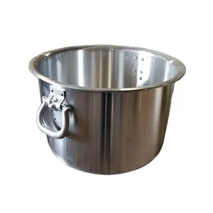 Unique design superior quality aluminium cooking pot round shape customized size cooking pot for kitchen use