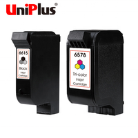 Uniplus 15 17 23 78 6615 6625 1823 6578 Kartrid Tinta untuk Hp Printer Desktop Jet