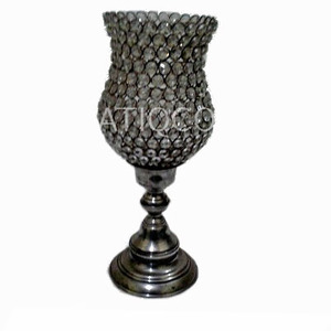 Metal & Glass Crystal Votive <b>Tealight</b> Latest & Modern Design Metal <b>Tealight</b> Votive Attractive Metal Candle Holder Best Selling - Product Image 4