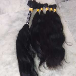 Alta Calidad Mejor Precio Deep Wave Natural Hair Best Bulk Hair.Unwefted trenzado Remy cabello humano - Product Image 1