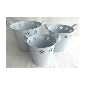 POTS de fleurs décoratifs, pot moderne en forme de seau, pour la maison et le jardin - Product Image 3