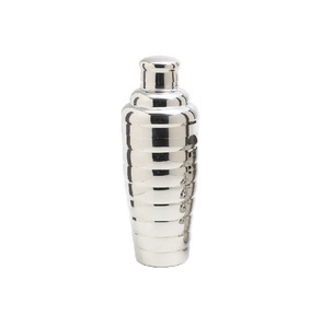 Shaker à Cocktail Côtelé en Acier Inoxydable Fait à la Main de Basse quantité minimale de commande Fabricant Grossiste vente directe d'usine - Product Image 1