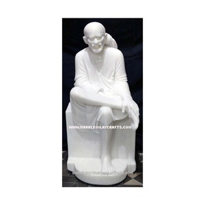 Sai Baba Marble Statue - Product Image 1