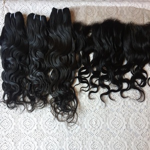 Paquetes alineados de cutícula de alta calidad, cabello crudo vietnamita camboyano virgen 613, Frontal encaje negro, hueso de visón recto, proveedor FH - Product Image 2