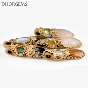 สร้อยคอจี้คริสตัลจากดินโพลิเมอร์ธรรมชาติ |   จี้หินประดับทำมือขายส่ง เครื่องประดับแฟชั่น ของขวัญสำหรับผู้หญิงและผู้ชาย - Product Image 4