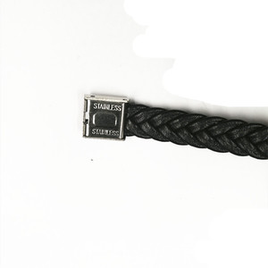 Prix usine direct acier inoxydable vérité <span class=keywords><strong>Bracelet</strong></span> en cuir bracelets porte-bonheur de mode pour filles et garçons