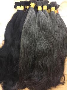 Mejor doble dibujado vietnamita gris Remy pelo virgen recto y ondulado estilos precio al por mayor para el blanqueamiento del cabello - Product Image 2