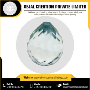 หินหยดน้ำสีฟ้าไฮโดรเหลี่ยมเพชรพลอยลูกปัดหลวมหินหยดน้ำ - Product Image 4