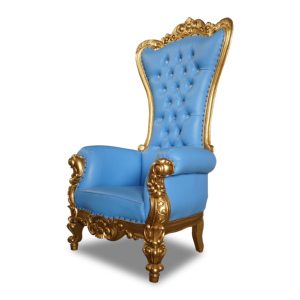 Silla de Trono de Boda de Lujo Real con Respaldo Alto para Novios, Muebles Comerciales de Madera Maciza, Estilo Antiguo para Eventos y Banquetes - Product Image 2