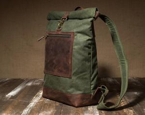 <b>Waxed</b> <b>Canvas</b> Backpack, Water Proof <b>Canvas</b> Backpack for Camera, Travelling Bag <b>Canvas</b> Camera Bag TRM-0009 - Product Image 2
