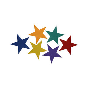 Marqueurs de séquence d'entraînement d'agilité Star Matériau en caoutchouc durable - Product Image 1