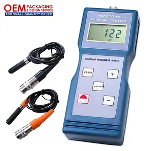 Sơn Kỹ Thuật Số Lớp Phủ Di Động Độ Dày Meter 0-1000um /0-40mil Phạm Vi Cảm Ứng Từ Eddy Hiện Tại (OEM Bao Bì Có Sẵn)