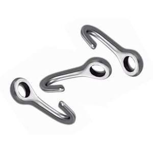 Crochet oculaire en acier inoxydable, également disponible en acier inoxydable à pointe arrondie, instrument vétérinaire - Product Image 2