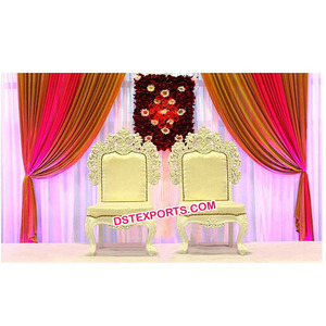 Chaises mandala en bois sculpté à la main de style indien, chaises de mariage, <span class=keywords><strong>Sankheda</strong></span>, nouveau Design, - Product Image 1