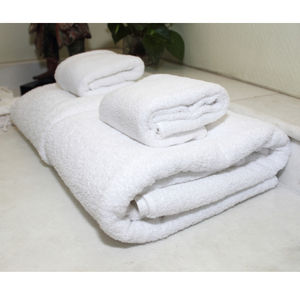 Ensembles de serviettes de bain de couleur unie Serviette de bain en coton de qualité supérieure Ensemble de serviettes de bain tissées OEM 100% au meilleur prix Fabricant en Inde - Product Image 4