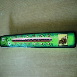Mango Wood Birds Designs Hand Painted Aromatic Decorative <b>Incense</b> <b>Sticks</b> Burners/<b>Holders</b> LAXMANS Brand Wholesale Supplier India - Product Image 4