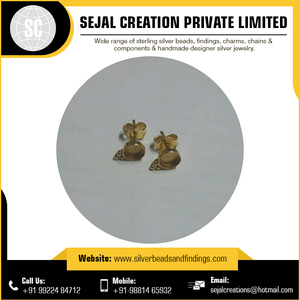 Pendientes chapados en oro de Plata de Ley 925 de alta calidad, configuración de vendedor indio, proveedor, accesorios de joyería al por mayor, componentes - Product Image 4