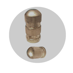 Écrous à insérer ronds en laiton de taille personnalisée de haute qualité Excellente finition Produit en laiton poli - Product Image 1