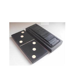 <b>Domino</b> Made in a Black Resin and Bone Resin and Bone Inlay <b>Domino</b> Set Hand Made <b>Domino</b> Set - Product Image 5