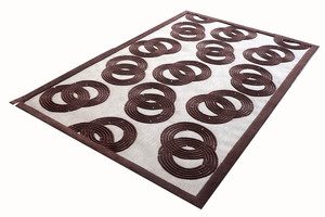 พรมขนสัตว์ติดผนังกับผนังพรมขนสัตว์ดีไซน์หรูหราทันสมัยงานแฮนด์เมดตัดตามต้องการสำหรับโรงแรมห้องรับแขกห้องนอนสวดมนต์มือ - Product Image 4