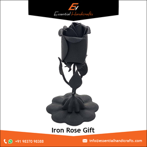 Prix attractif accrocheur forgé à la main en fer forgé Rose fleurs décoratives fleurs et plantes décoratives artificielles - Product Image 2