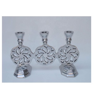 Premium Offre Spéciale Vintage brillant polonais Menorah bougeoir candélabre incassable bougeoir forme personnalisée acceptée - Product Image 6