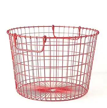 KITCHEN DECORATIVE METAL WIRE BASKET WIRE WROUGHT IRON GOOD QUALITY METAL WIRE FRUIT BASKET