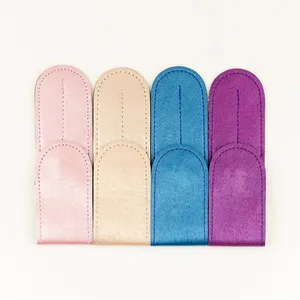 2 Pieces Leather Pouch for Lash Tweezers