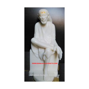 หินอ่อนสีขาว Sai Baba รูปปั้น - Product Image 1